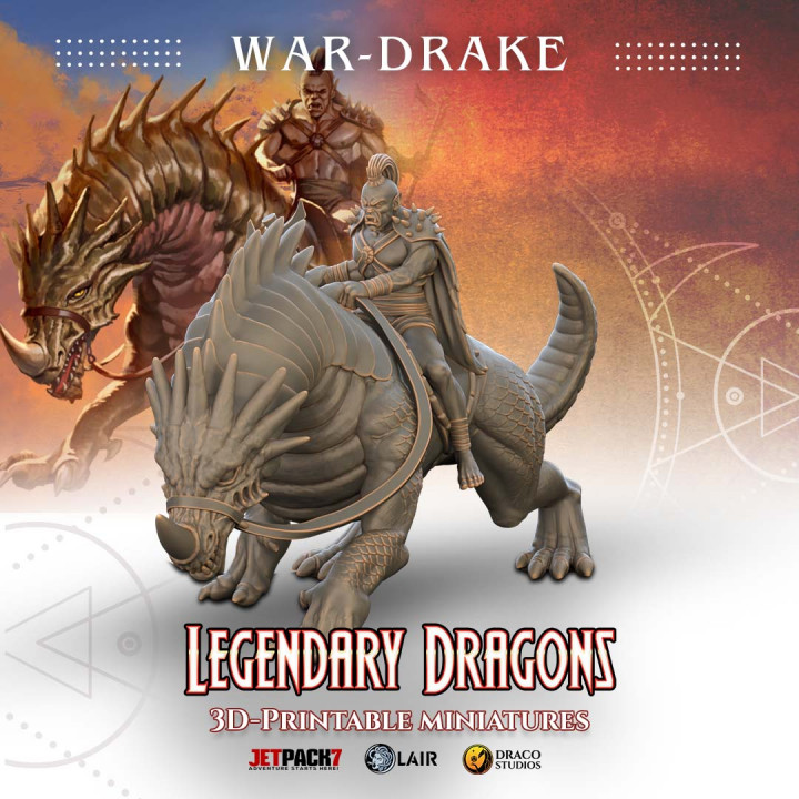 War Drake from Legendary Dragons's Cover
