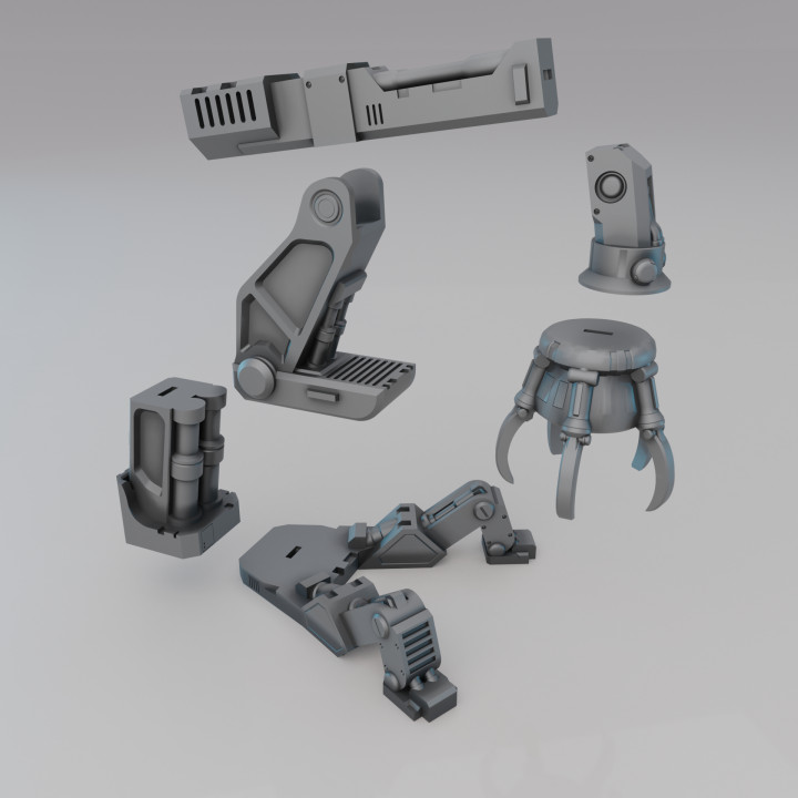 Modular Scifi Crane with Claw image