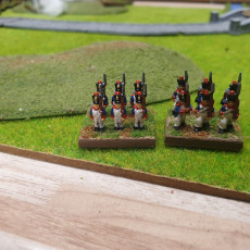 Picture of print of British and French 6mm Napoleonic Starter Set