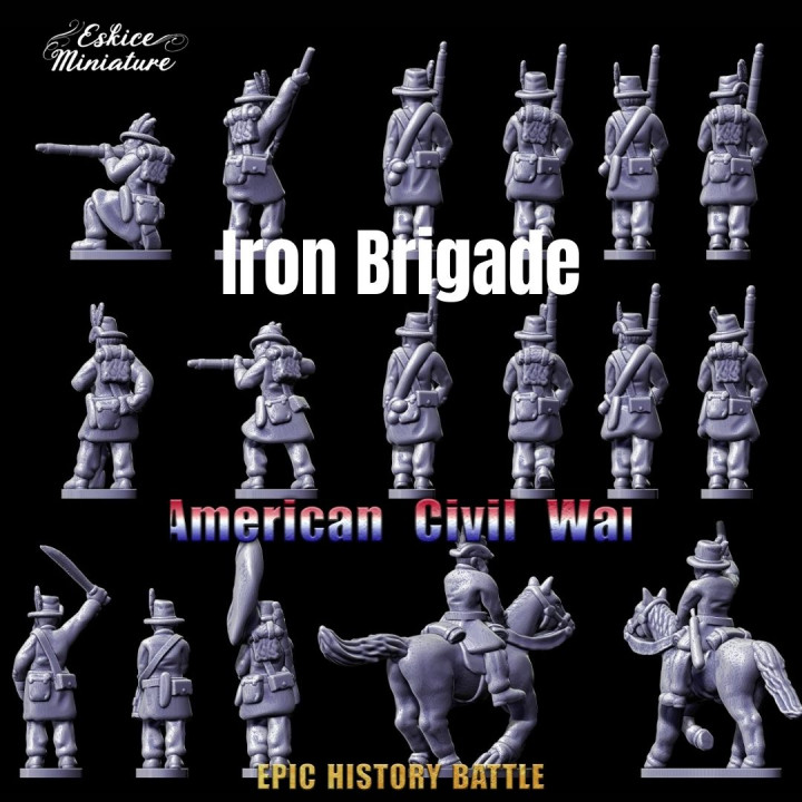 Iron Brigade - Epic History Battle of American Civil War -15mm scale image