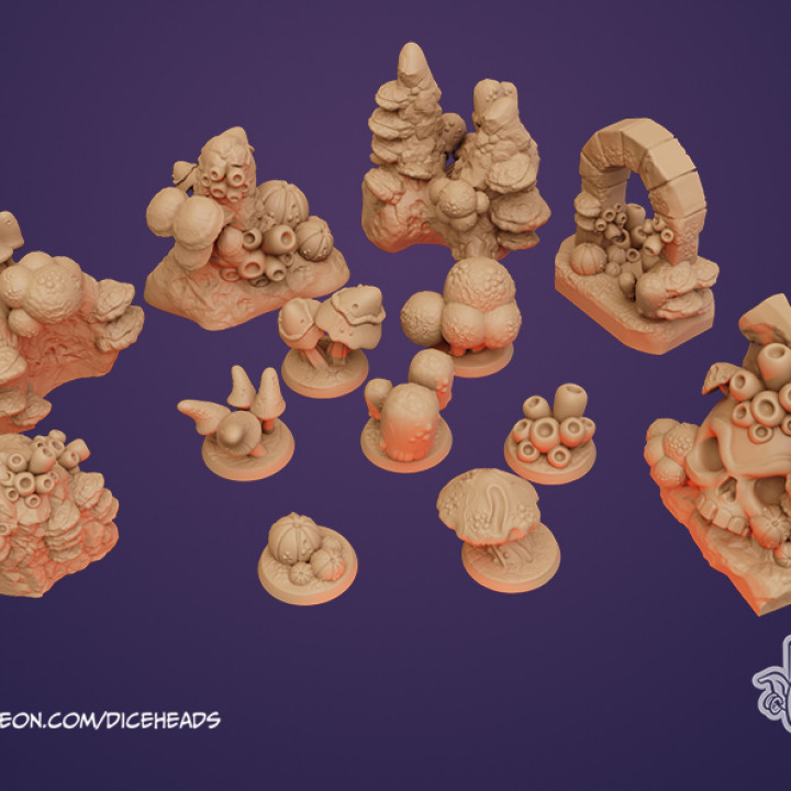 Fungal Cave Scatter Terrain image
