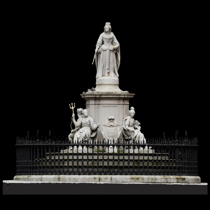 St Paul's Statue Of Queen Anne image