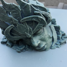 Picture of print of Ruined Statue Head: Icons of Ruin Terrain Set