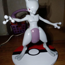 Picture of print of mewtwo figure 3d