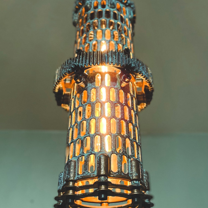 Steampunk Style Lampshade image