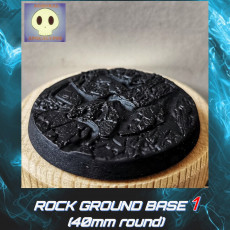 Picture of print of Rockground Base (40mm round)