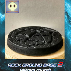 Picture of print of Rockground Base 2 (40mm round)