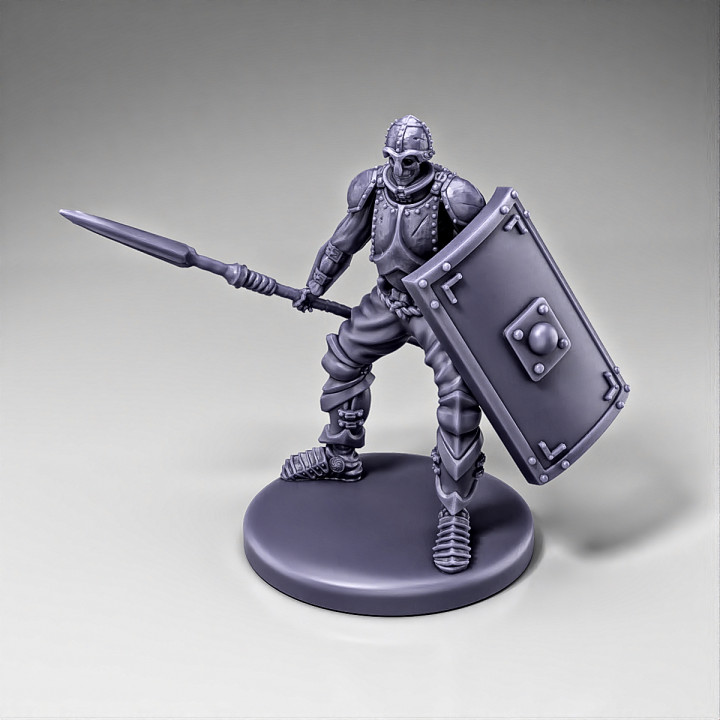Skeleton - Infantry - Javelin + Scutum Shield - Ready Pose image