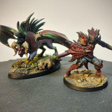 Picture of print of Azzidesh - Dragon Hunter - 32mm - DnD