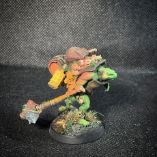 Picture of print of Kurgh - Turtle hunter - 32mm - DnD
