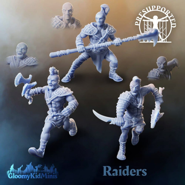 Raiders (modular hands and bald versions) image
