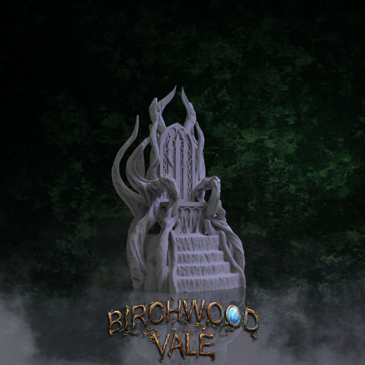 Birchwood Vale Woodland Realm Throne's Cover