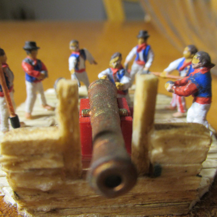 Cannon Crew for Model Ships 1750-1820 image