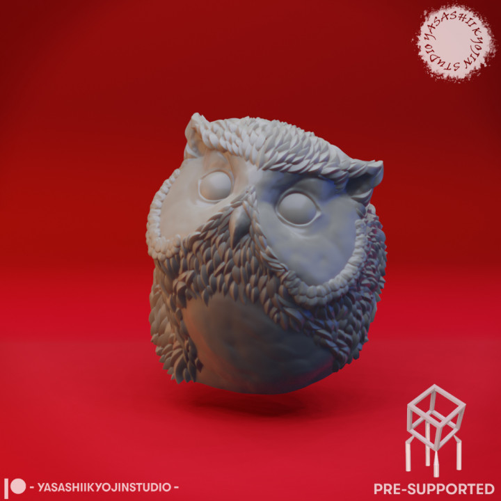 Owlbear Cub - Bust (Pre-Supported) image