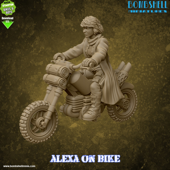 Alexa on Bike image