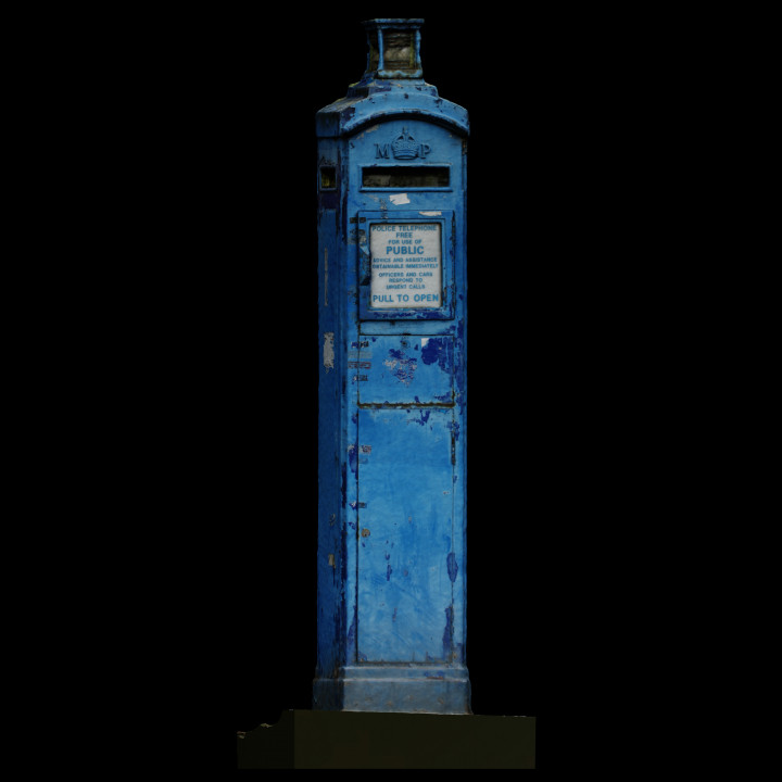 Police Telephone Post at Grosvenor Square image