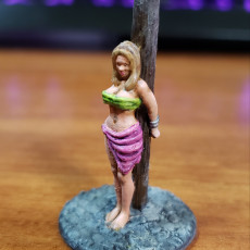 Picture of print of Slave Girl 03 on pole