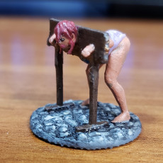 Picture of print of Slave Girl 02 on Pillory