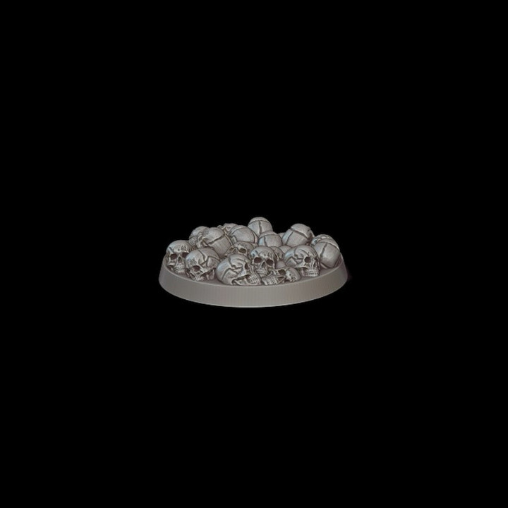 Skull Pile Base (40mm round) image