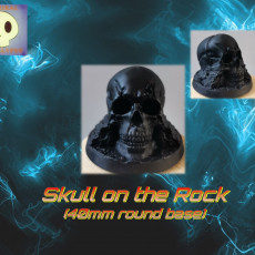 Picture of print of Skull Pillar (40mm round base)
