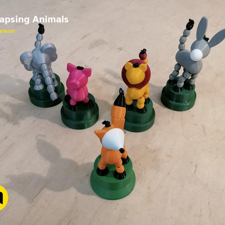 Collapsing Animal Toys image