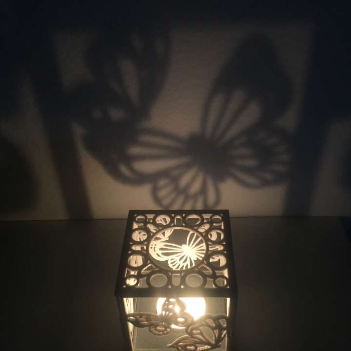 Tealight Holder - Butterfly image