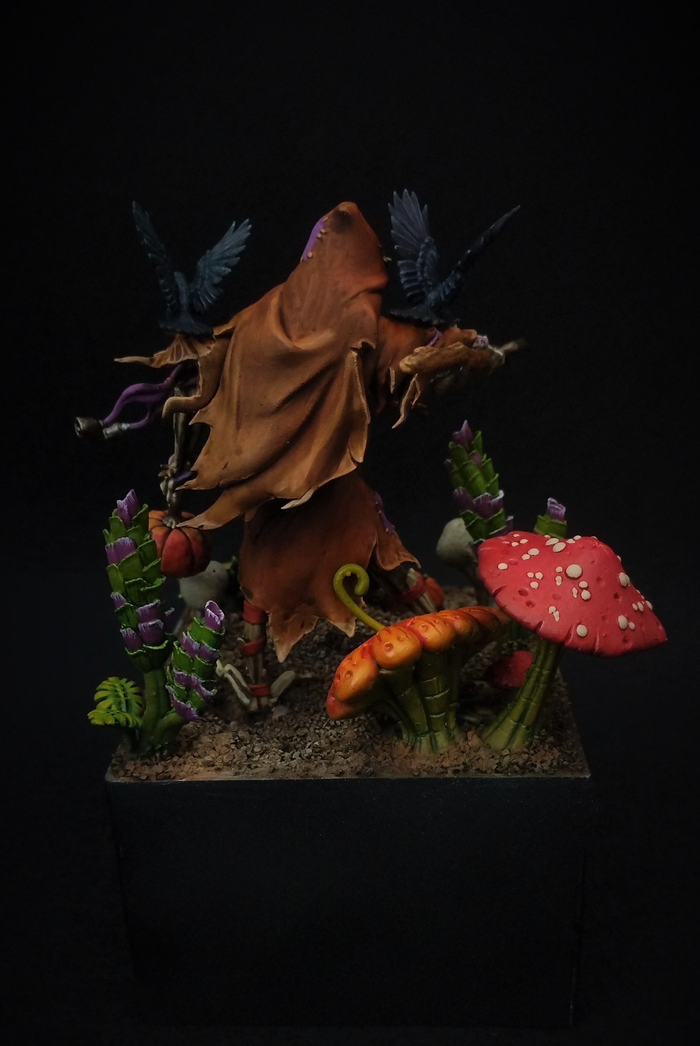 3D Printable Haunted Scarecrow 75mm pre-supported by White 3D Printable Haunted Scarecrow 75mm pre-supported by White