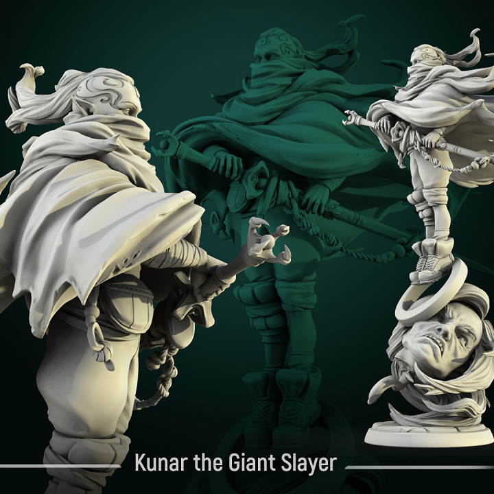 Kunar Giant Slayer 75mm pre-supported image