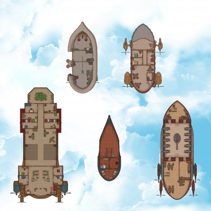 Airship Maps - Airship Campaigns Core High-Resolution Maps's Cover
