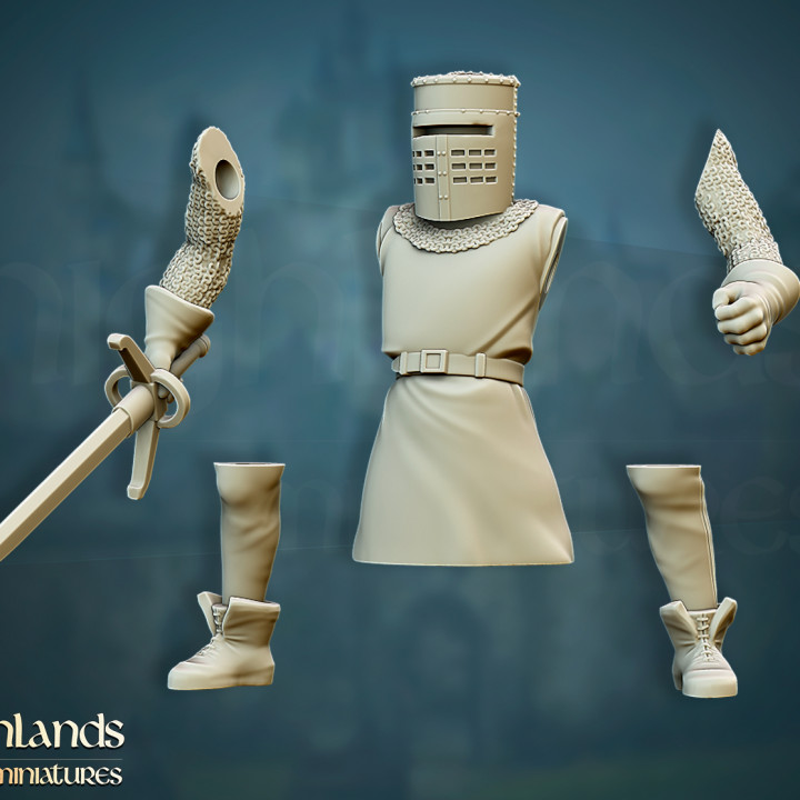 Black Knight from Monty Python - Highlands Miniatures image