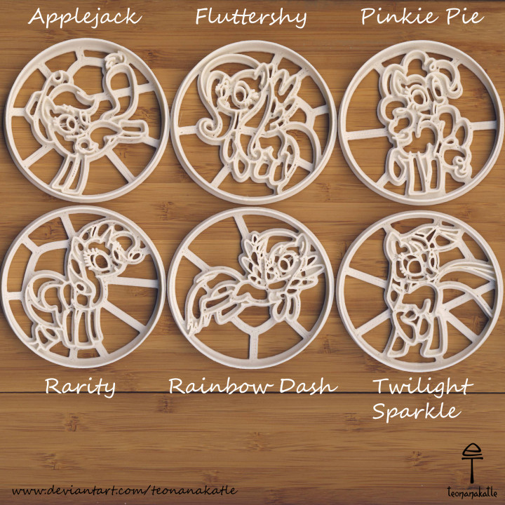 My Little Pony Cookie Cutters image