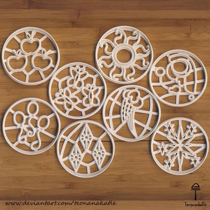 Cookie cutters 'My Little Pony Cutie Marks' image