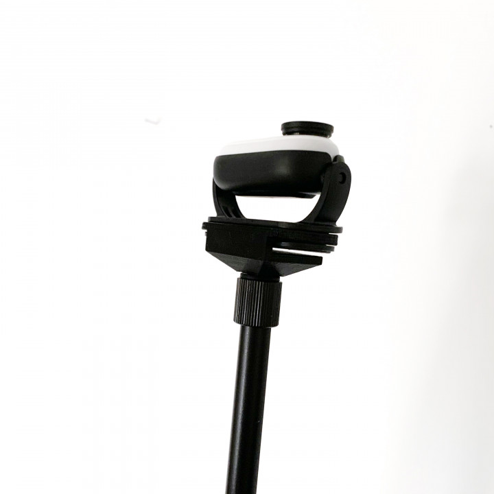 3D Printable Insta360 GO 2 Selfie stick adapter by Izu Watanabe