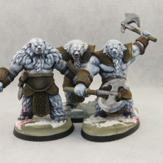 Picture of print of Polar Bear Warriors (pre-supported)