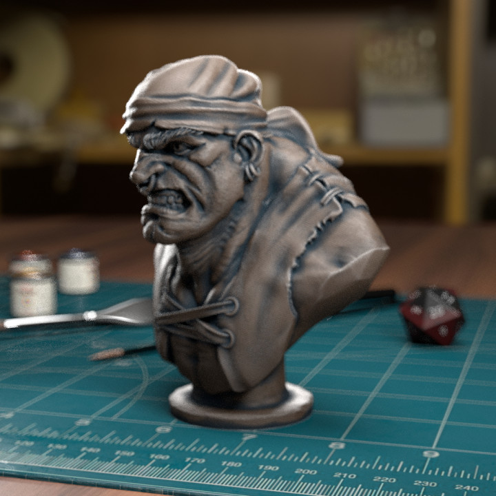 Pirate Bust [Pre-Supported] image