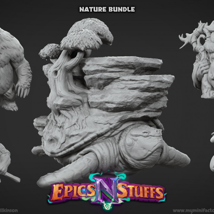 Nature Bundle - pre-supported miniatures image