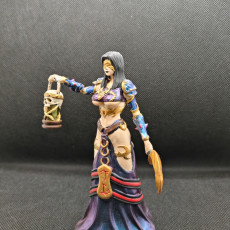 Picture of print of Dark Priestess normal and Variant 2