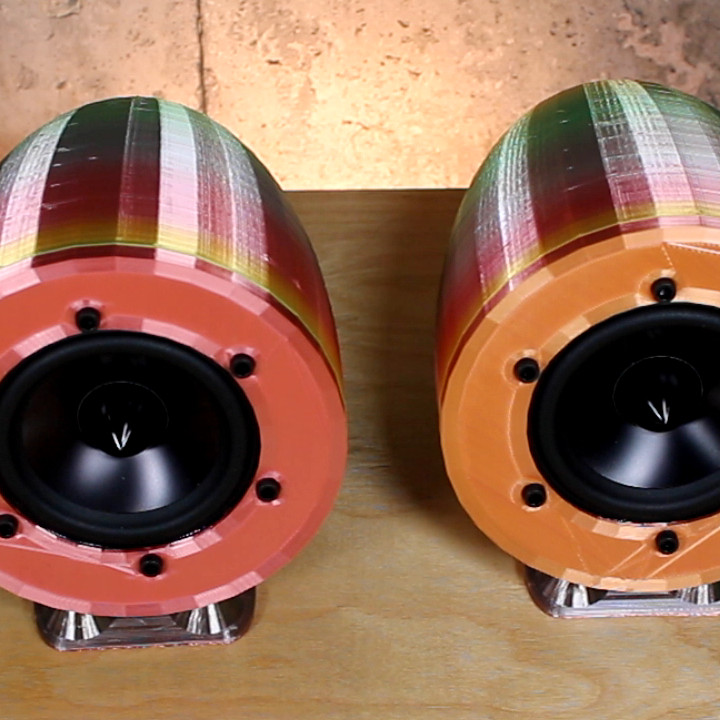 3D Printable Full Range Speakers, 4