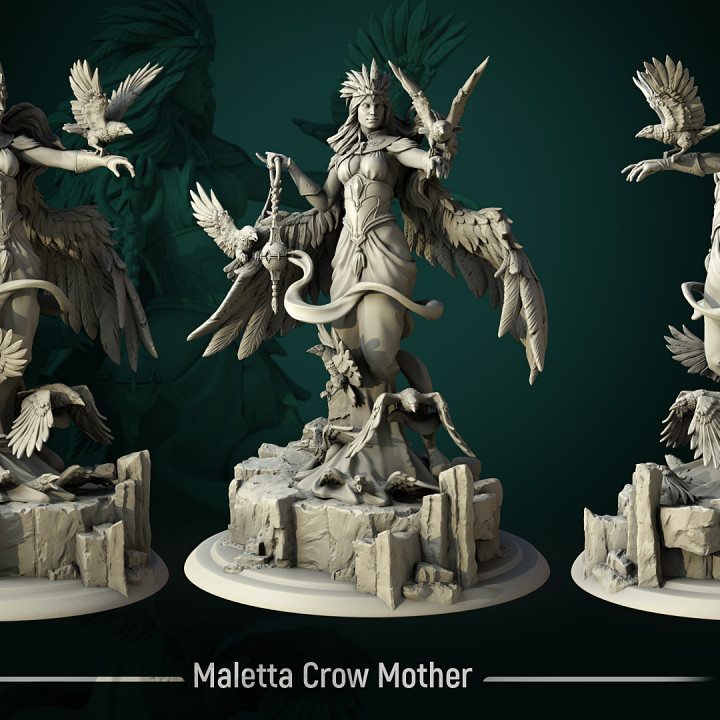 Maletta Crow Mother 75mm and 32mm pre-supported image
