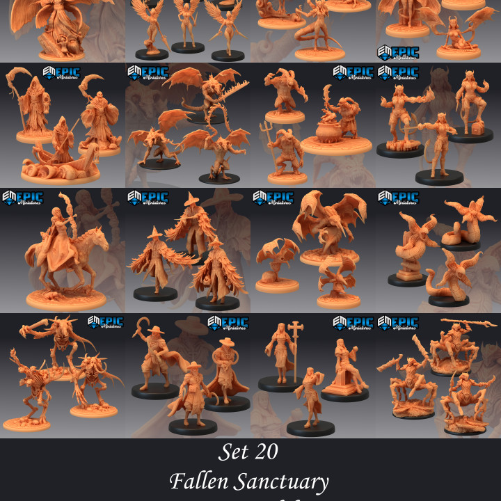 Fallen Sanctuary Set / Devil & Demon Encounter / Hell & Abyss Collection / Pre-Supported image