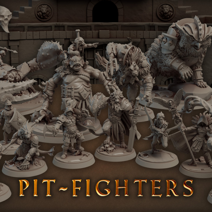 May 2021 Release - Titan Forge Miniatures - Pitfighters image