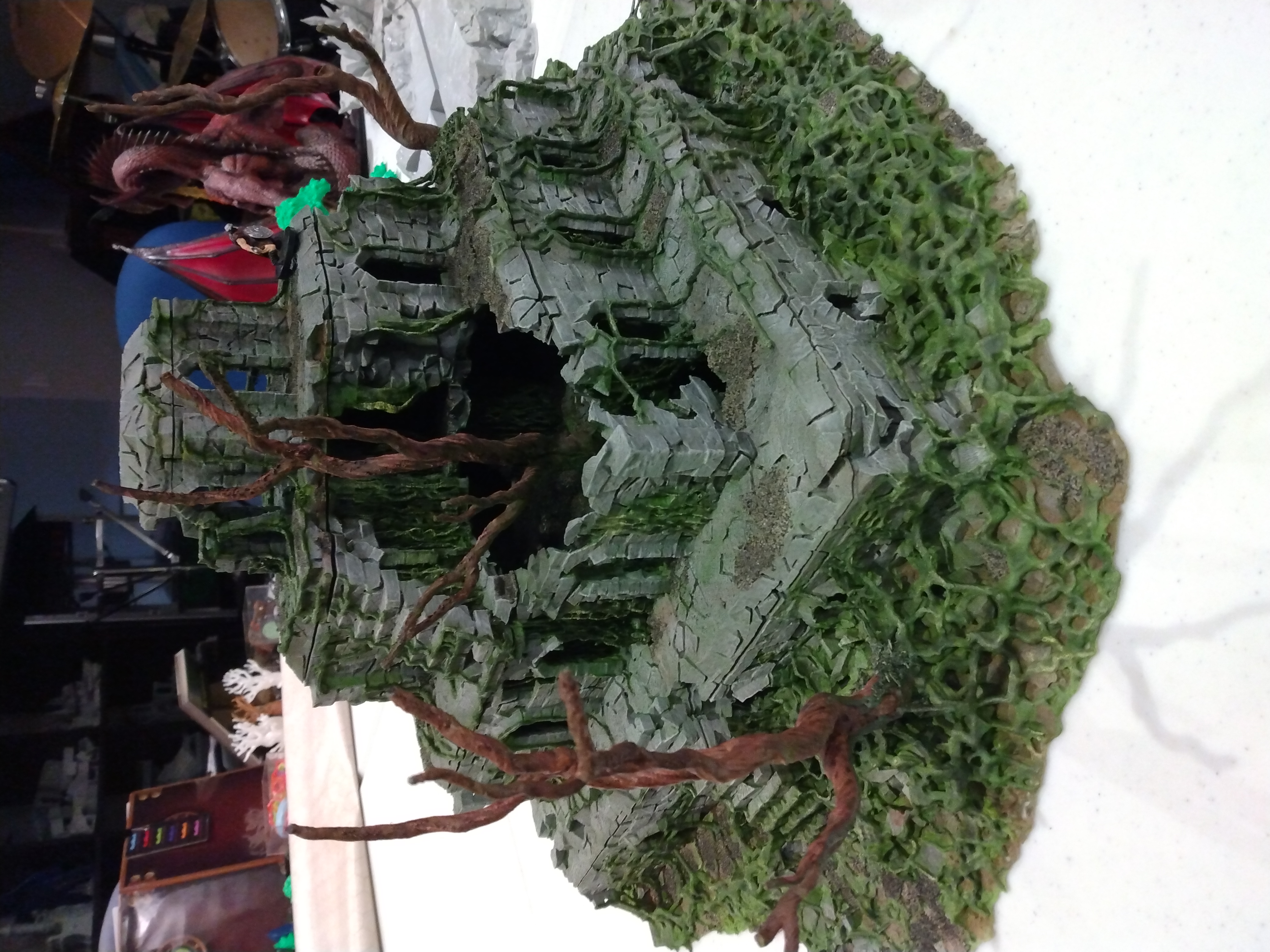 3D Print of Overgrown Zigurat by ragnazar, image size:3120x4160