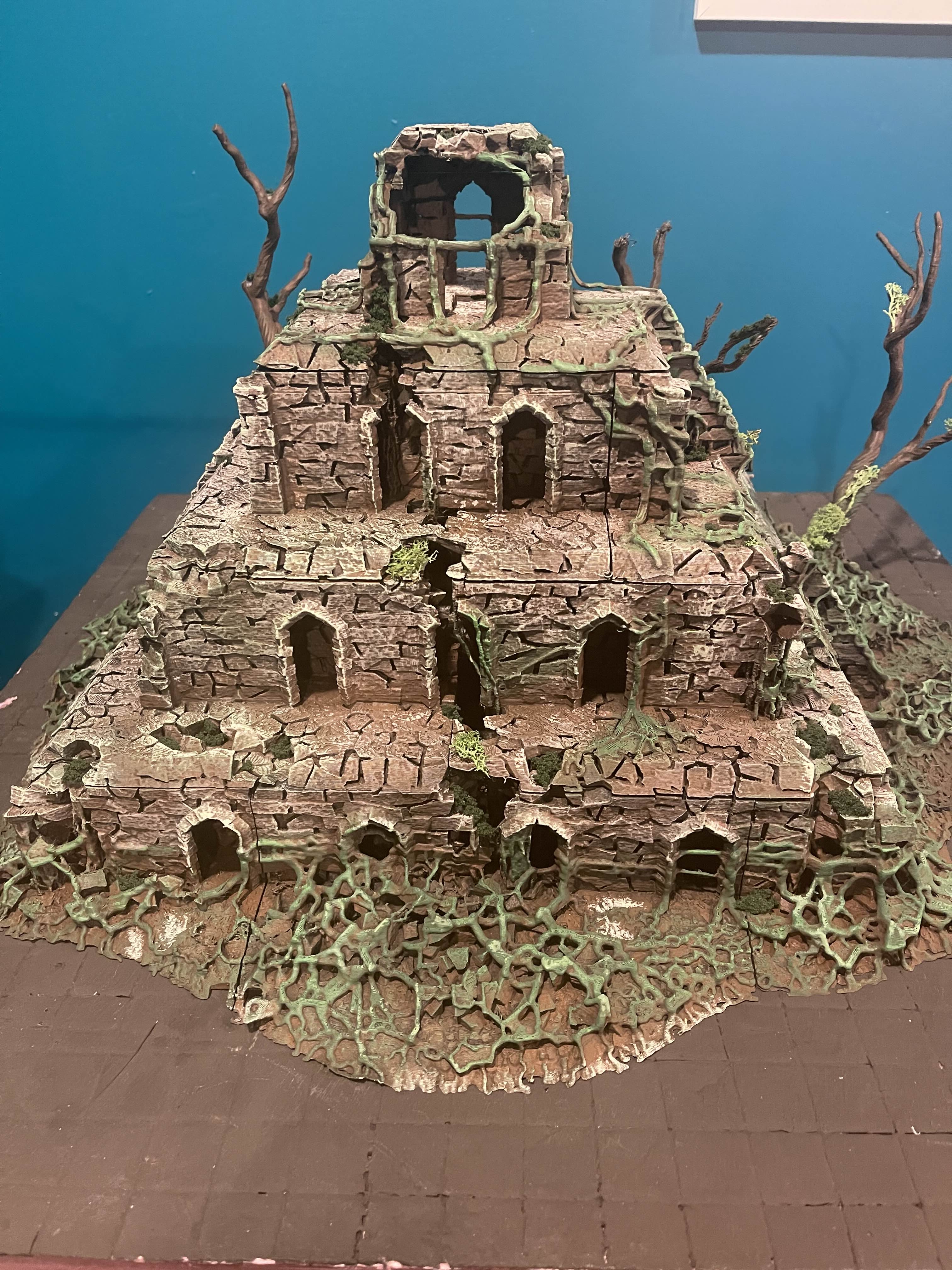 3D Print of Overgrown Zigurat by PrincePrints, image size:3024x4032