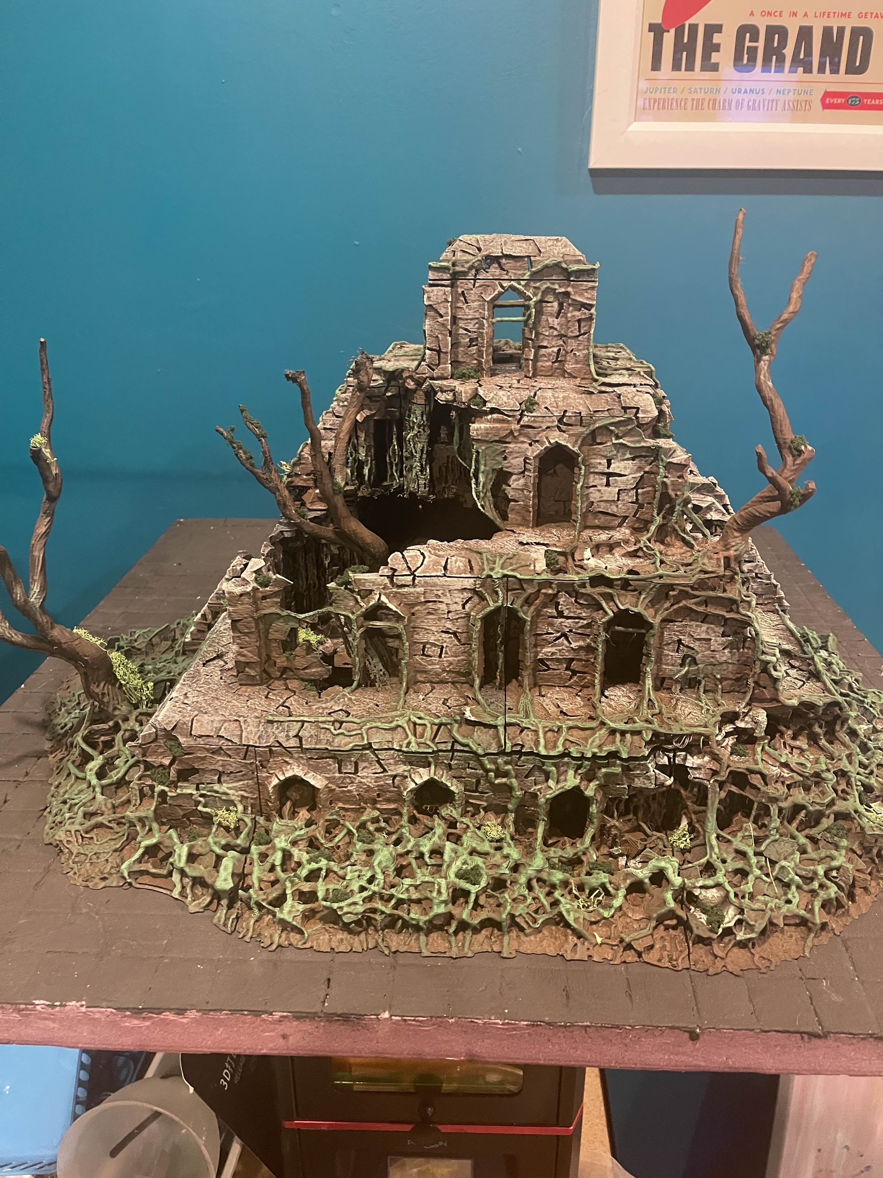 3D Print of Overgrown Zigurat by PrincePrints, image size:3024x4032
