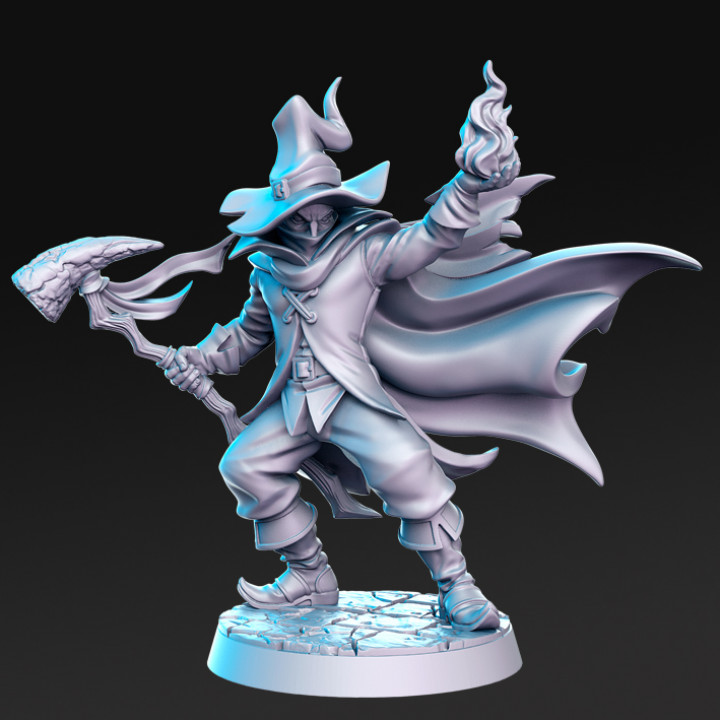 Nevin - Wizard- 32mm - DnD image