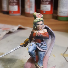 Picture of print of Prissa - Female Warrior - 32mm - DnD -
