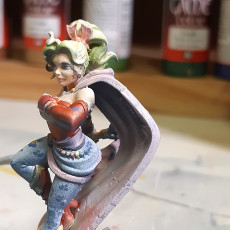 Picture of print of Prissa - Female Warrior - 32mm - DnD -