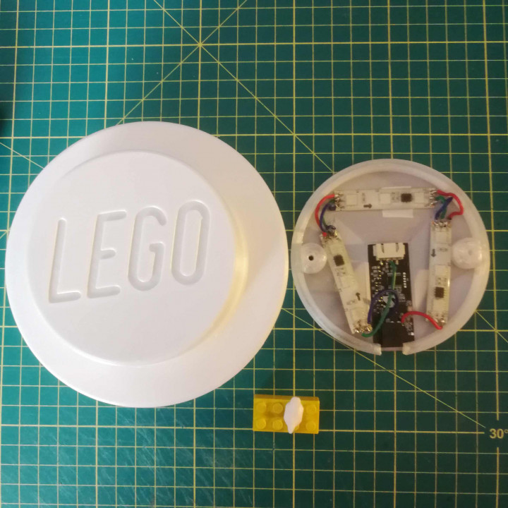 Led lamp Lego stud image
