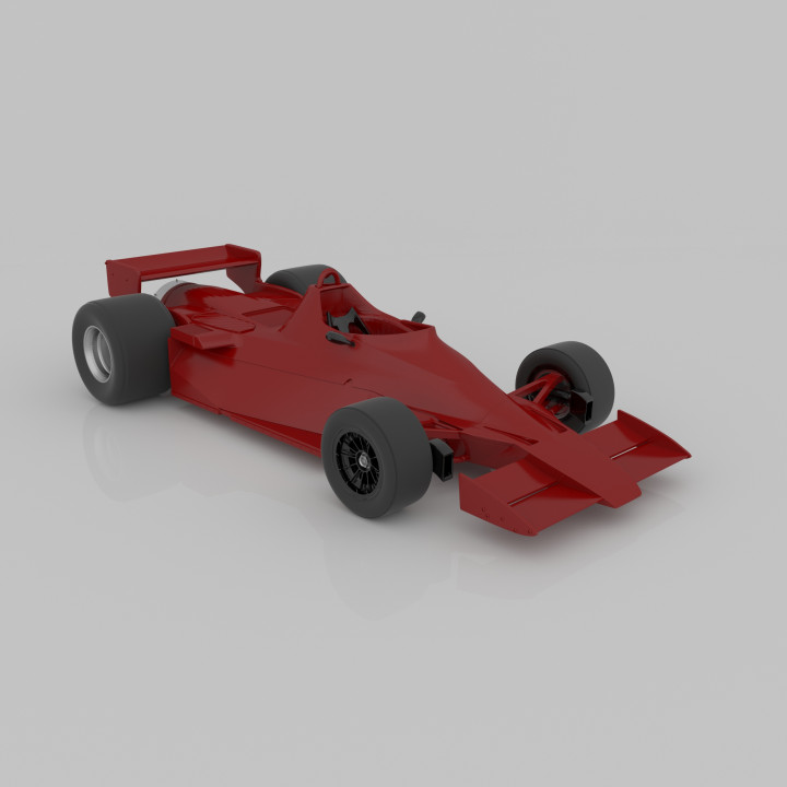Formula One Racing Car Ready to Print STL File image