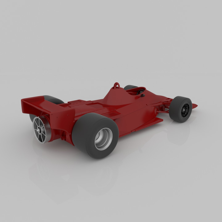 Formula One Racing Car Ready to Print STL File image